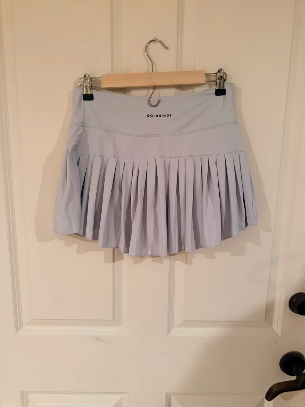 Goldhinge Light Lavender Pleated Tennis Skirt Large - Picture 2 of 3